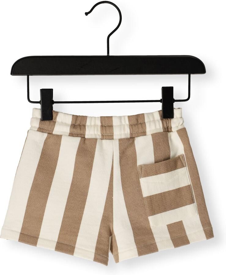 YOUR WISHES Jongens Broeken Bold Stripes Relaxed Shorts Wit