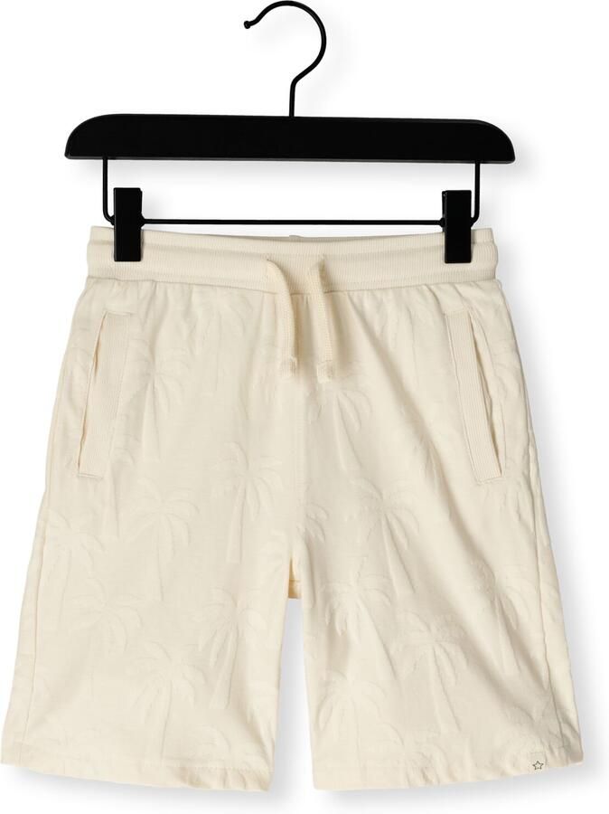 YOUR WISHES Jongens Broeken Stamped Palms Bermuda Shorts Creme
