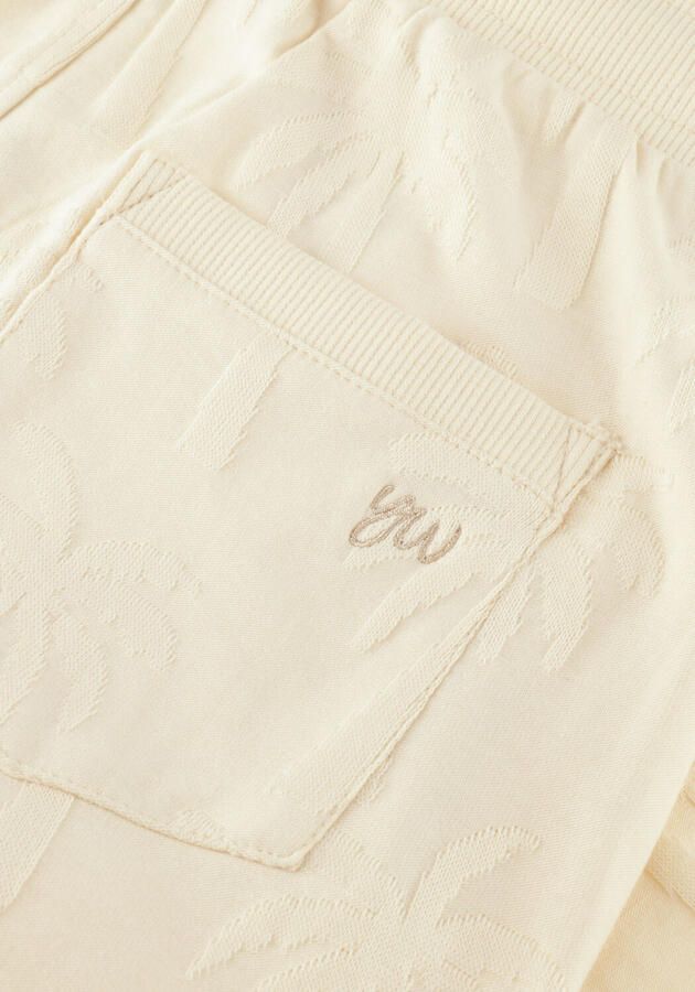 YOUR WISHES Jongens Broeken Stamped Palms Bermuda Shorts Creme - Foto 3