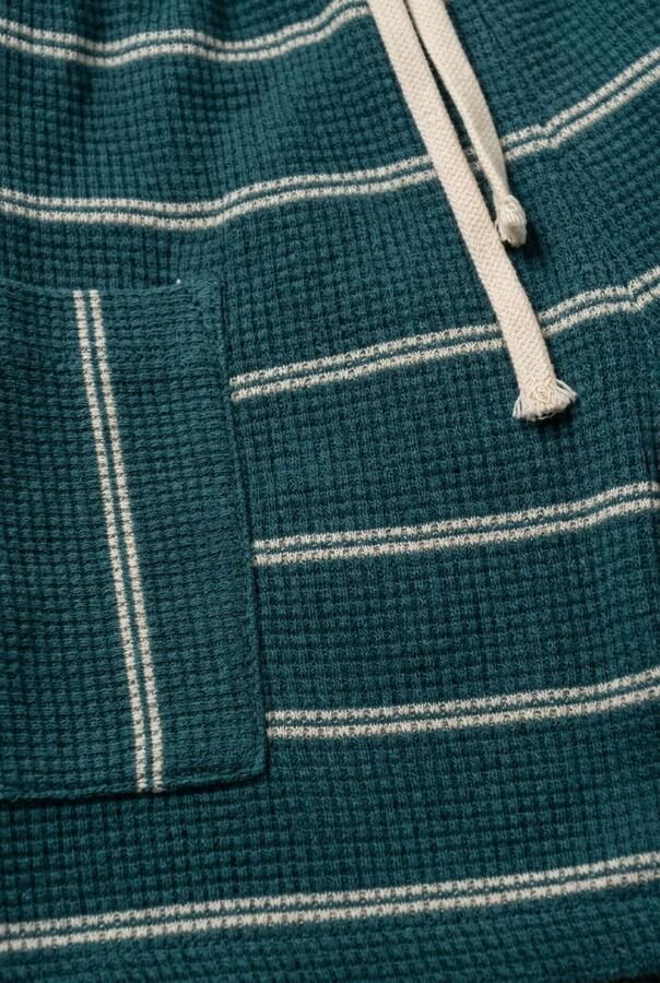 YOUR WISHES Jongens Broeken Structure Stripe Pocket Shorts Petrol - Foto 2