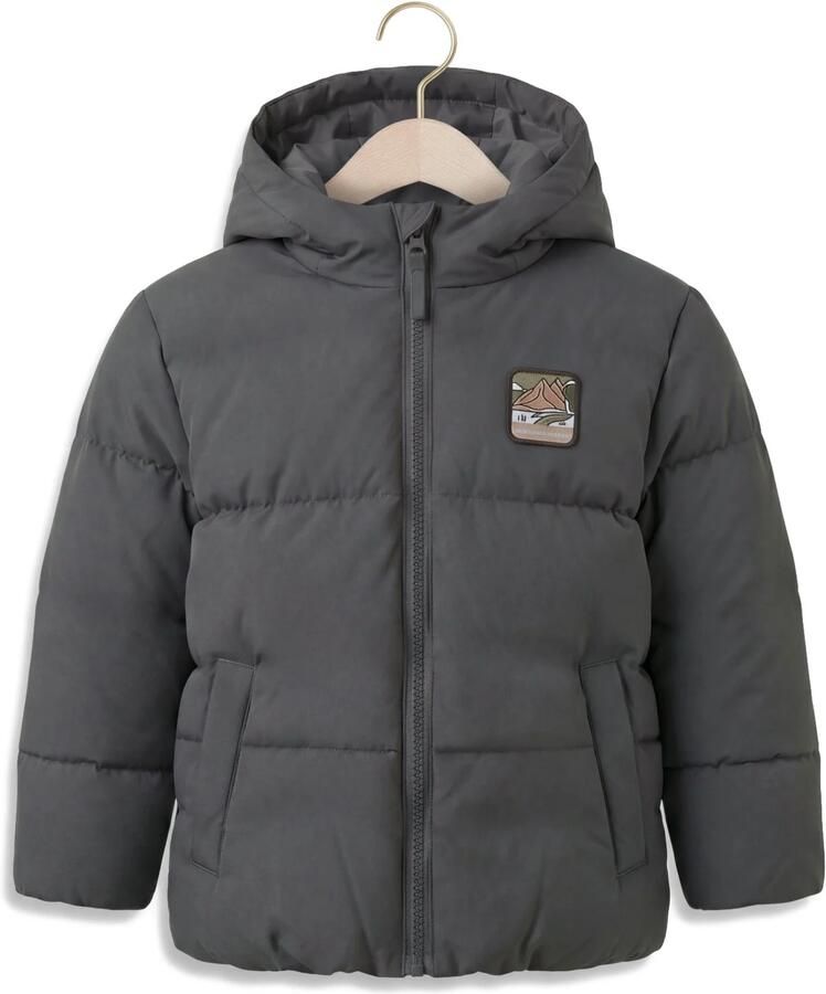 YOUR WISHES Jongens Jassen Solid Puffer Coat Antraciet
