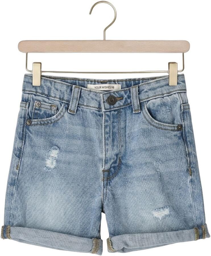 YOUR WISHES Jongens Jeans Denim Relaxed Shorts Lichtblauw