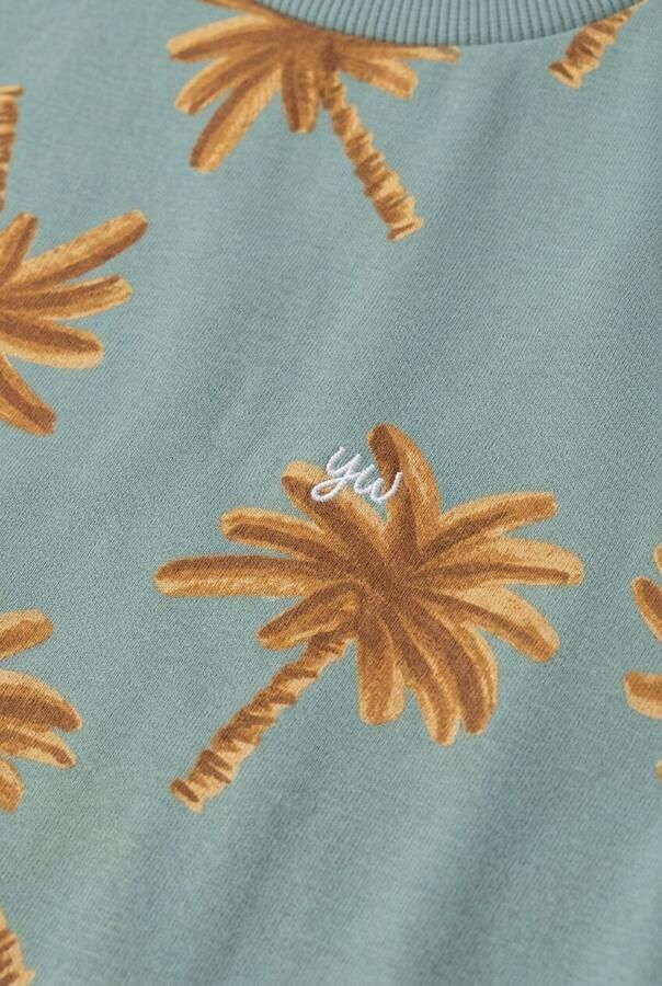 YOUR WISHES Jongens Polo's & T-shirts Palms Oversized Tee Mint - Foto 2