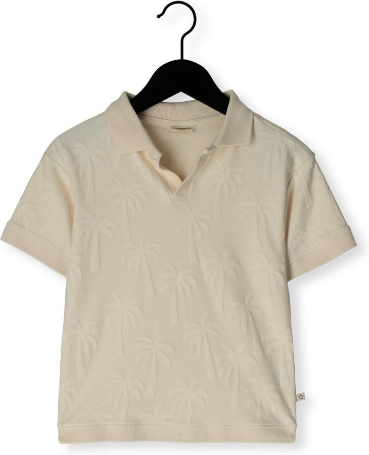 YOUR WISHES Jongens Polo's & T-shirts Stamped Palms Casual Polo Ecru