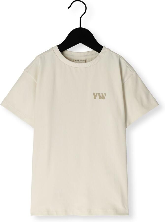 YOUR WISHES Jongens Polo's & T-shirts Sunset Wide Tee Creme