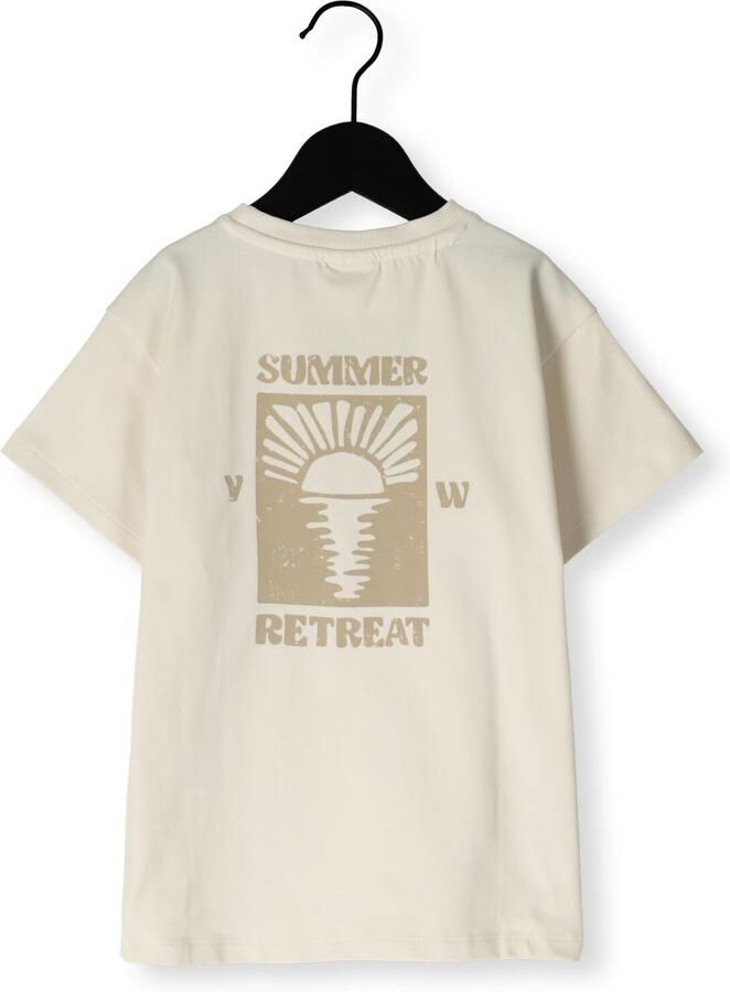 YOUR WISHES Jongens Polo's & T-shirts Sunset Wide Tee Creme - Foto 3