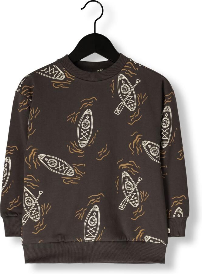 YOUR WISHES Jongens Truien & Vesten Canoe Relaxed Sweater Donkergrijs - Foto 3