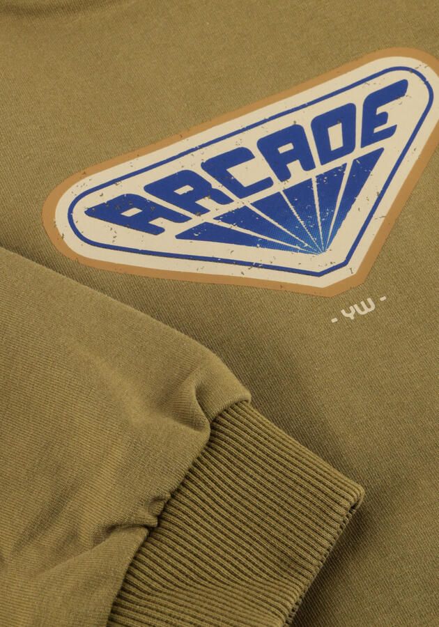 YOUR WISHES Jongens Truien & Vesten Garment Dye Oversized Sweater Khaki - Foto 3