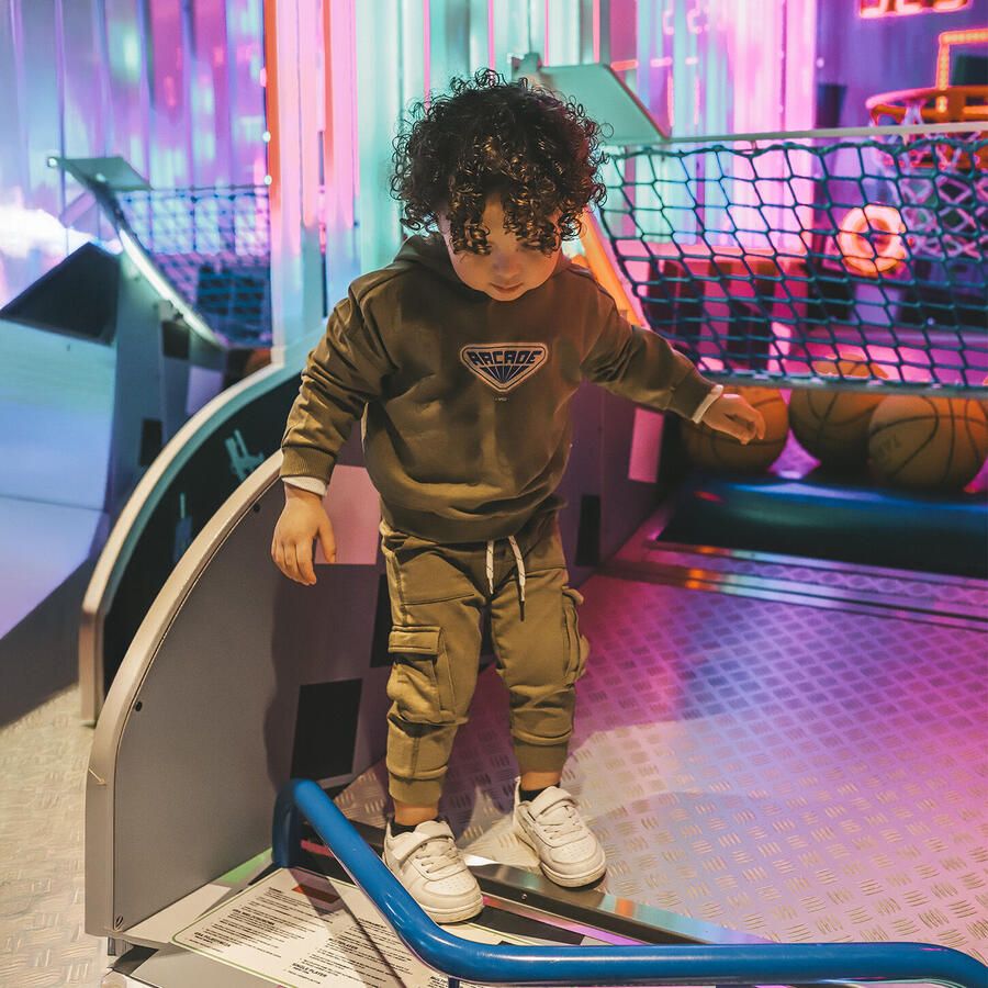 YOUR WISHES Jongens Truien & Vesten Garment Dye Oversized Sweater Khaki