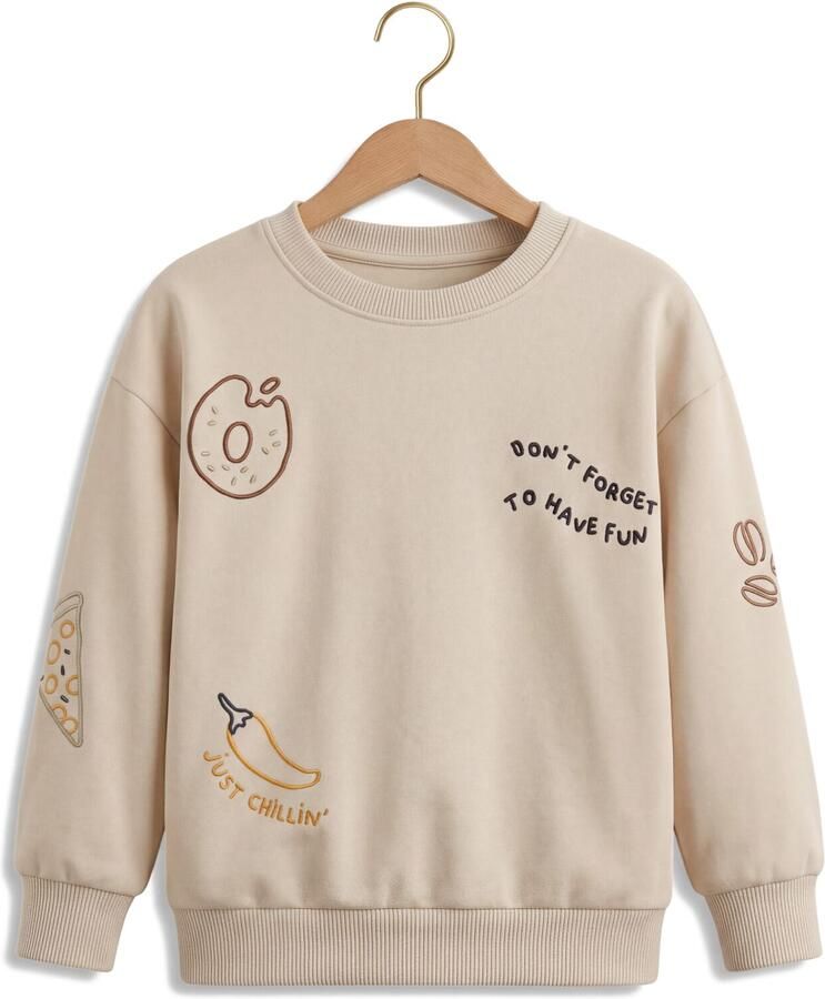 YOUR WISHES Jongens Truien & Vesten Oversized Sweater Gebroken Wit