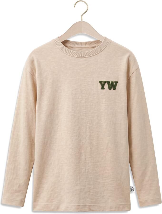 YOUR WISHES Jongens Truien & Vesten Wide Longsleeve Beige