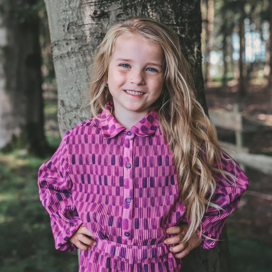 YOUR WISHES Meisjes Blouses Carre Loose Blouse Paars - Foto 1