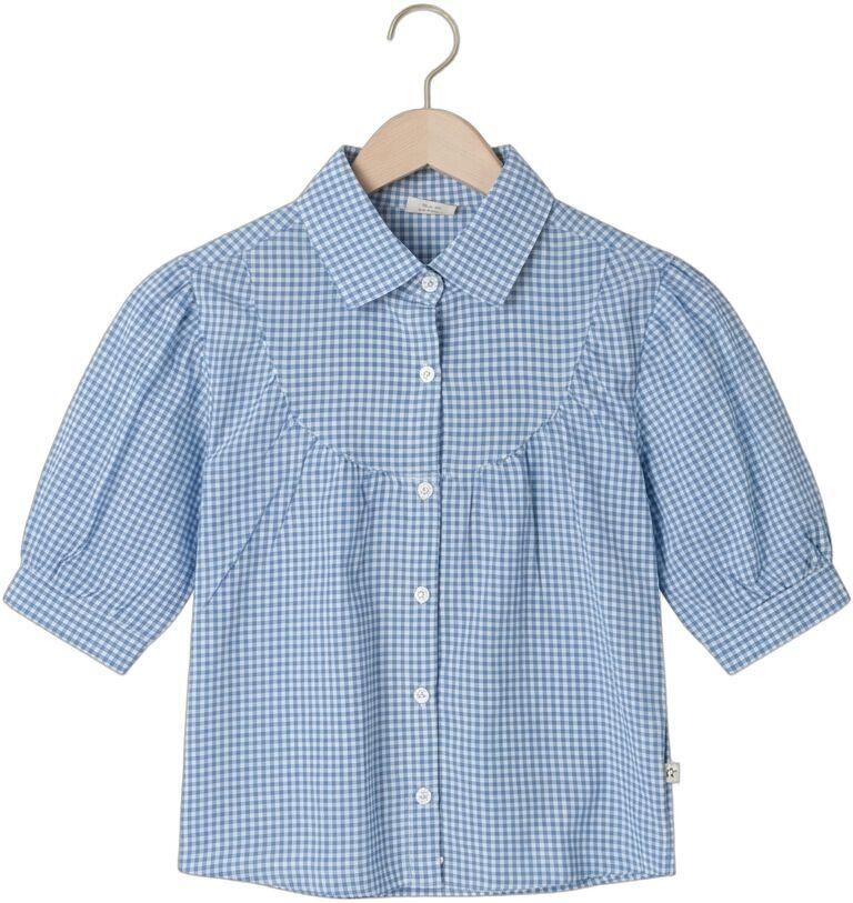 YOUR WISHES Meisjes Blouses Vichy Blue Shirt Blauw