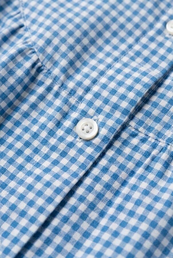 YOUR WISHES Meisjes Blouses Vichy Blue Shirt Blauw - Foto 2