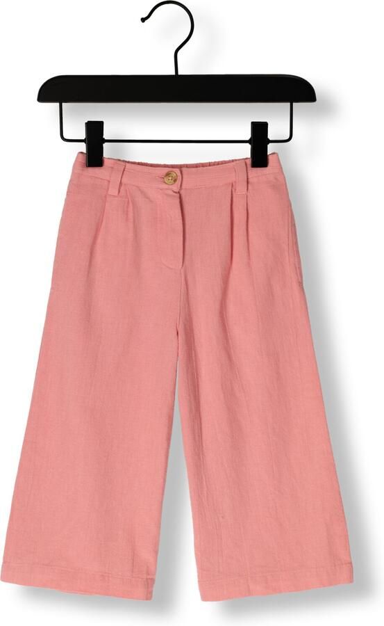 YOUR WISHES Meisjes Broeken Linnen Wide Leg Pants Roze - Foto 2