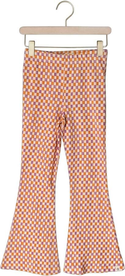 YOUR WISHES Meisjes Broeken Mini Check Flared Legging Multi