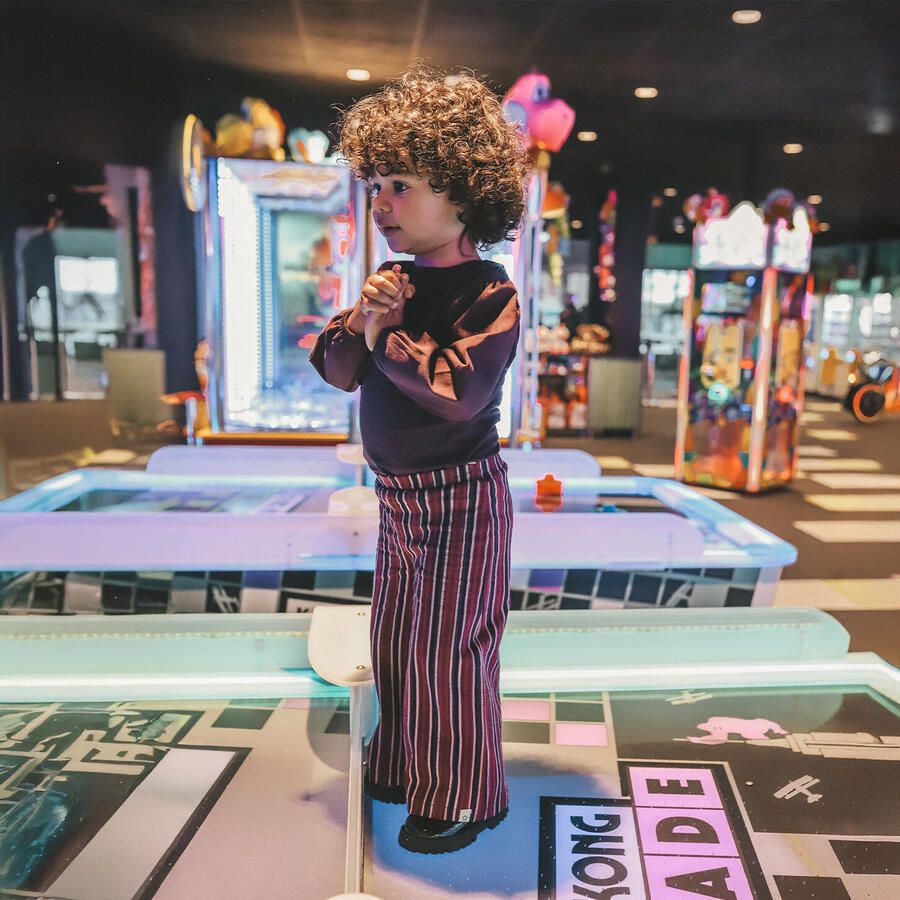 YOUR WISHES Meisjes Broeken Winner Stripes Wide Leg Pants Multi