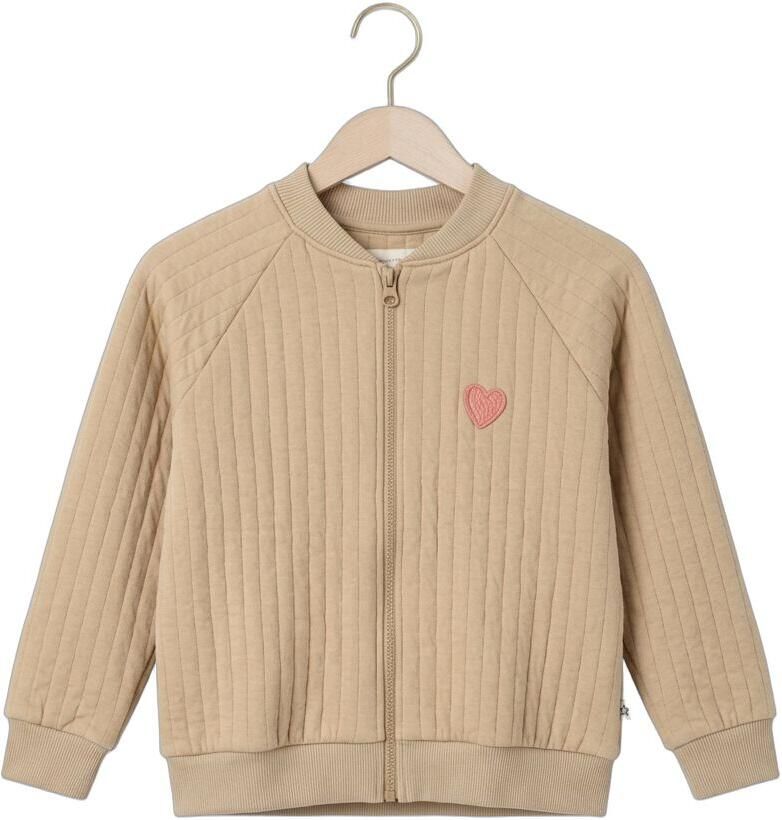 YOUR WISHES Meisjes Jassen Quilted Jacket Candy Hearts Beige