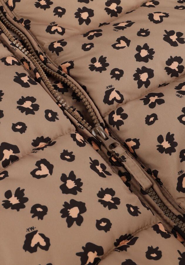 YOUR WISHES Meisjes Jassen Sweet Leopard Puffer Coat Bruin - Foto 3