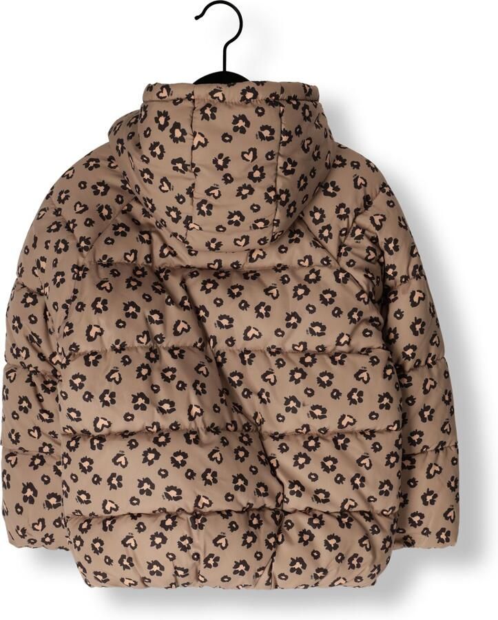 YOUR WISHES Meisjes Jassen Sweet Leopard Puffer Coat Bruin - Foto 2