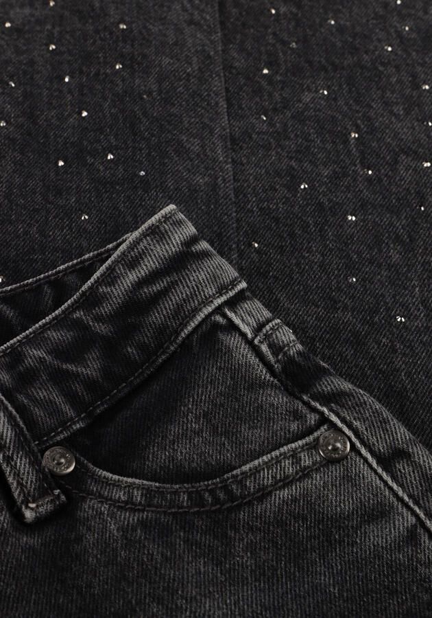 YOUR WISHES Meisjes Jeans Stretch Denim Wide Leg Glitter Jeans Antraciet - Foto 2