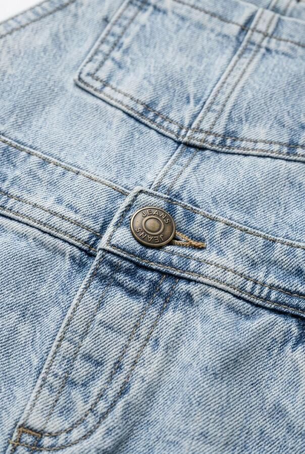 YOUR WISHES Meisjes Jumpsuits Denim Short Dungarees Lichtblauw - Foto 2
