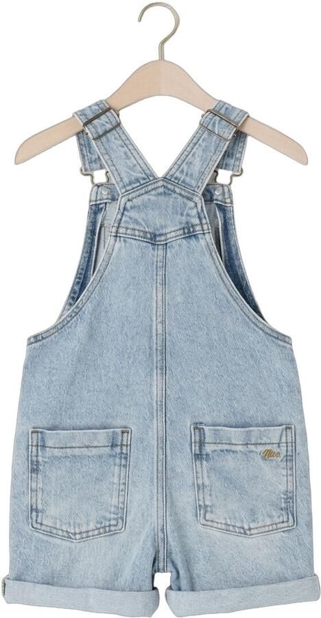 YOUR WISHES Meisjes Jumpsuits Denim Short Dungarees Lichtblauw - Foto 3