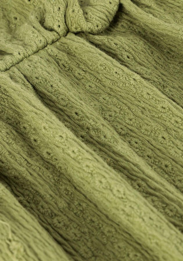 YOUR WISHES Meisjes Tops & T-shirts Broderie Off Shoulder Top Groen - Foto 2