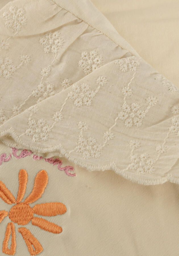 YOUR WISHES Meisjes Tops & T-shirts Broderie Wide Shirt Ecru - Foto 3