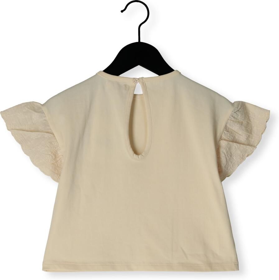YOUR WISHES Meisjes Tops & T-shirts Broderie Wide Shirt Ecru - Foto 2