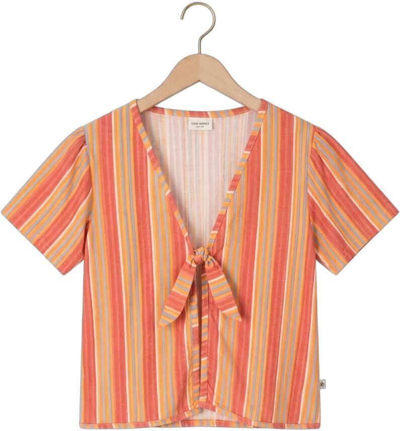 YOUR WISHES Meisjes Tops & T-shirts Estate Stripe Summer Top Oranje