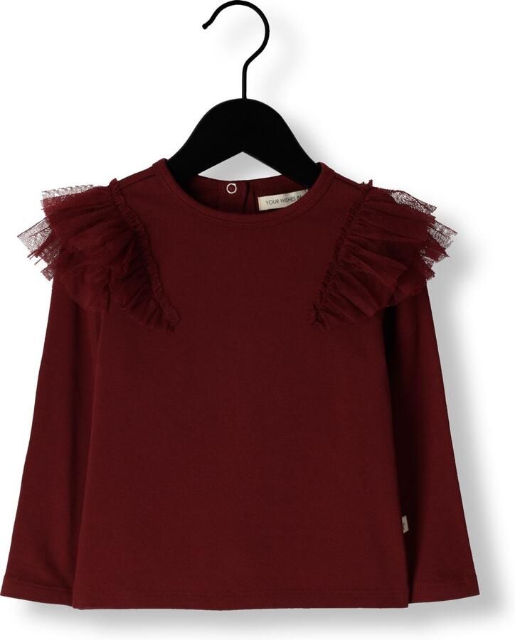 YOUR WISHES Meisjes Tops & T-shirts Tule Longsleeve Bordeaux - Foto 3