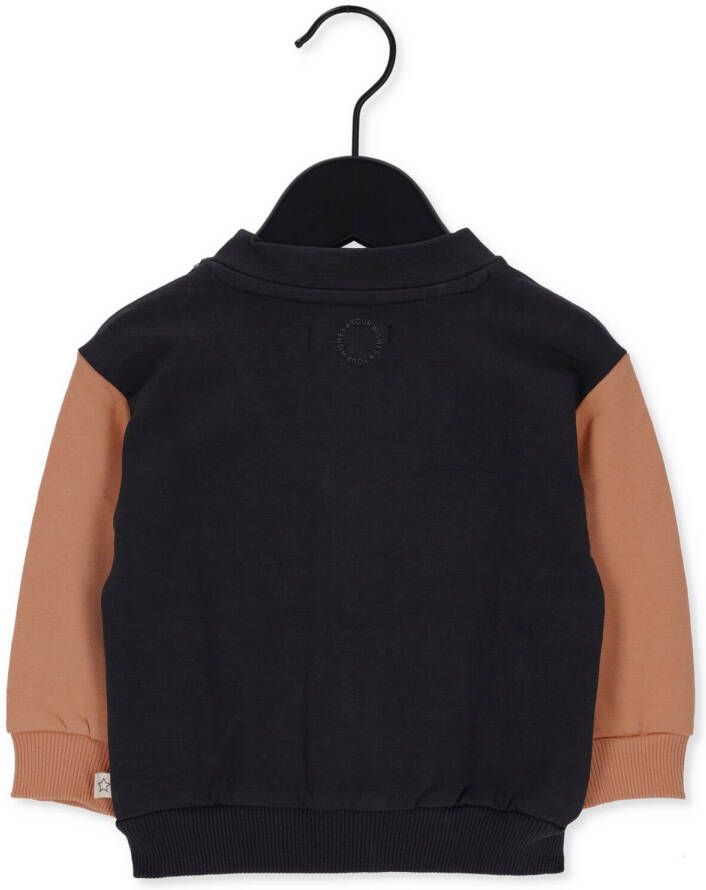 Your Wishes newborn baby sweatvest Gijs bruin camel