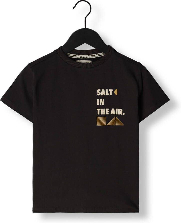 YOUR WISHES Jongens Polo's & T-shirts Adriaan Salt Zwart