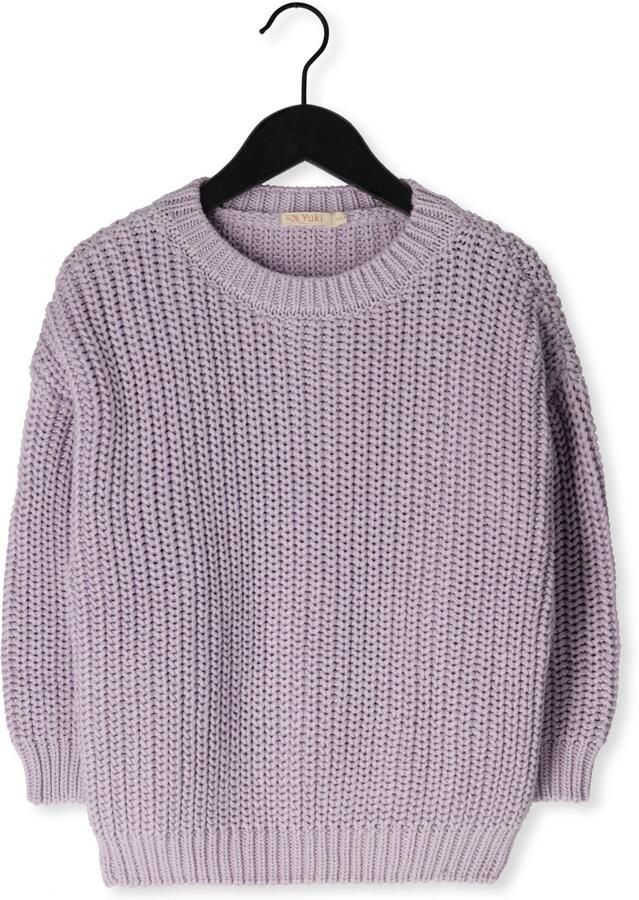 YUKI KIDSWEAR Meisjes Truien & Vesten Chunky Knitted Sweater Lila