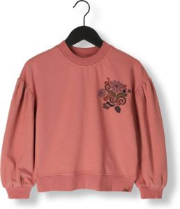Z8 sweater Lykke met printopdruk roze
