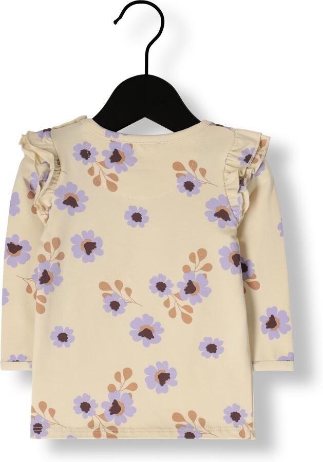 Z8 newborn longsleeve Elizan met ruches ecru lila - Foto 2