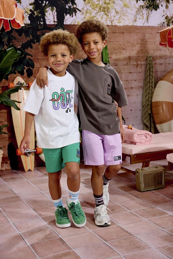Z8 kids sweatshort Jozy groen - Foto 4