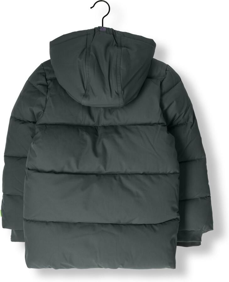 Z8 kids gewatteerde winterjas Stef grijsgroen - Foto 2