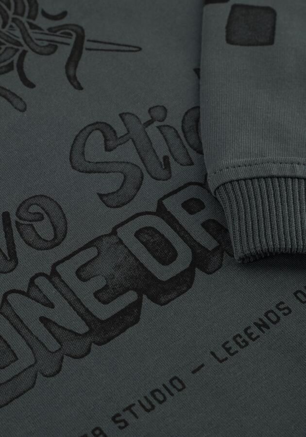 Z8 kids longsleeve Vonn met backprint grijsgroen - Foto 2