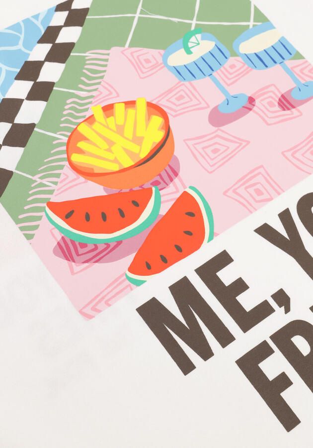 Z8 kids T-shirt Zayd met backprint wit - Foto 3