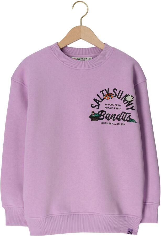 Z8 kids sweater Aris met printopdruk lila