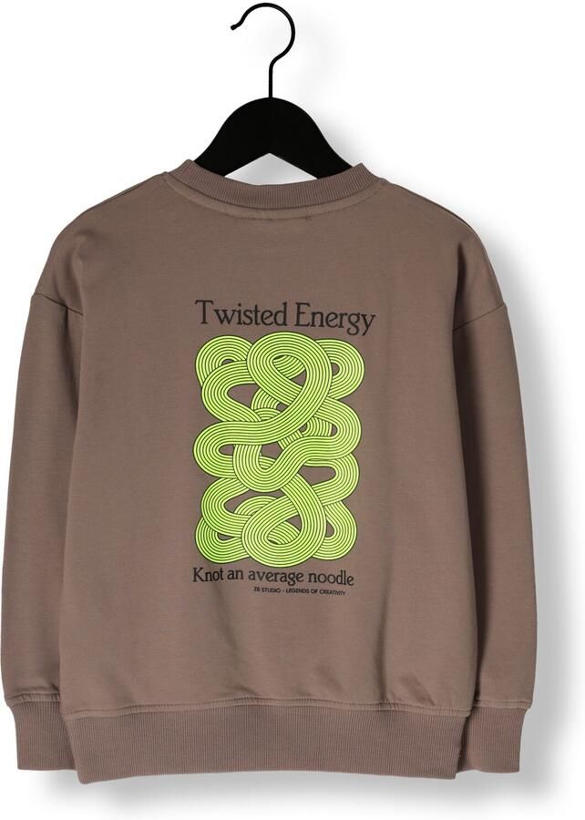 Z8 kids sweater Fenton me backprint taupe