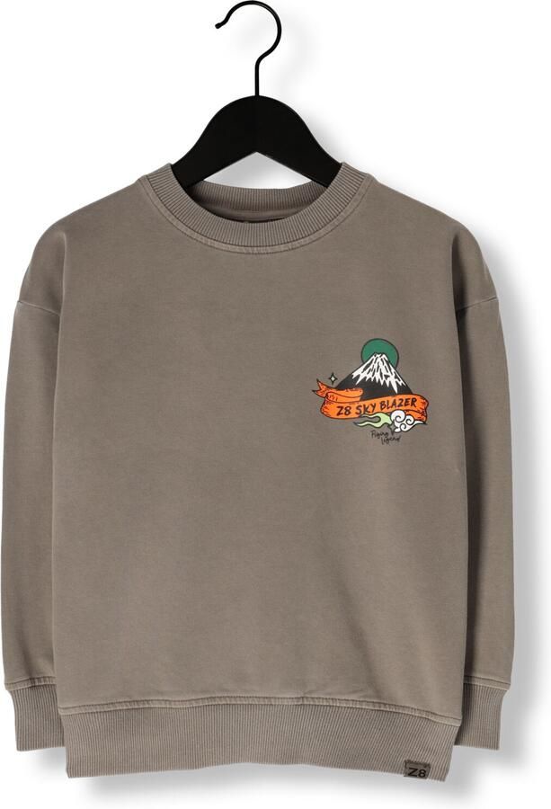 Z8 kids sweater Jett met backprint grijs - Foto 3