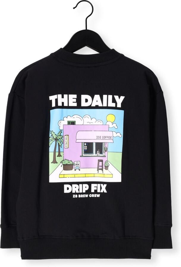 Z8 kids sweater Malick met backprint zwart - Foto 3