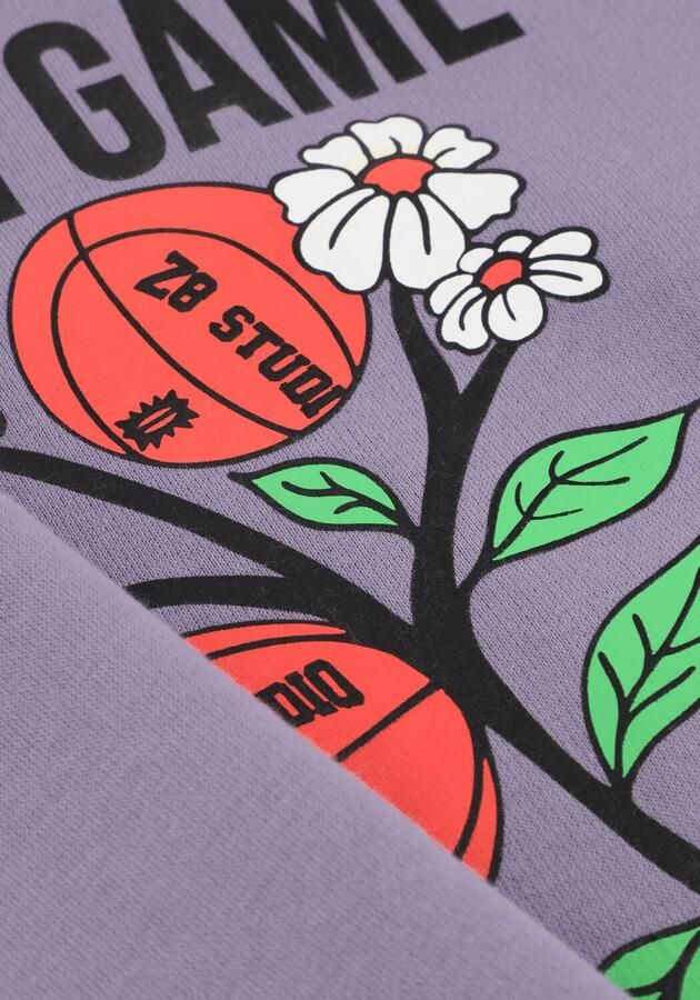 Z8 kids sweater Neyo met backprint lila - Foto 2