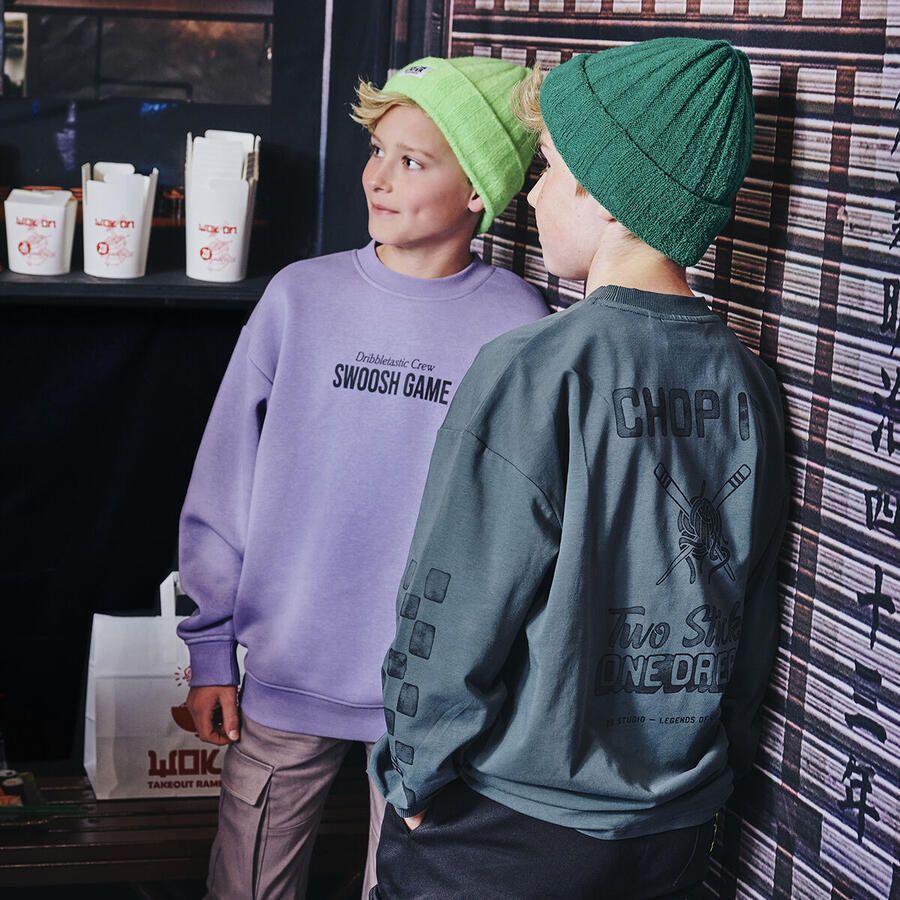 Z8 kids sweater Neyo met backprint lila - Foto 1