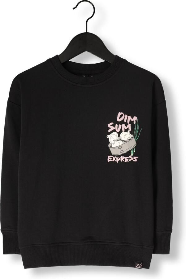 Z8 kids sweater Nikko met backprint donkerblauw - Foto 3