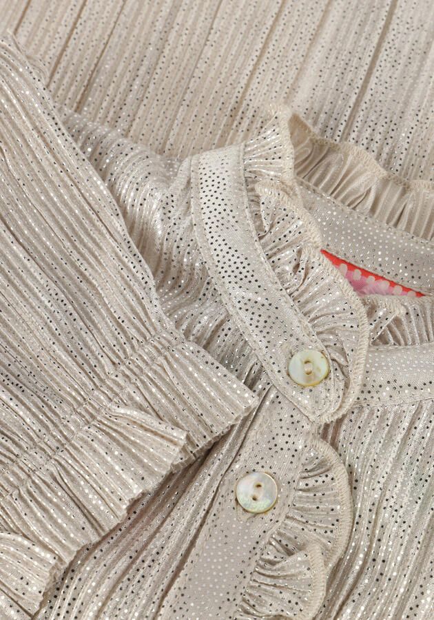 Z8 kids blouse met ruches zilver