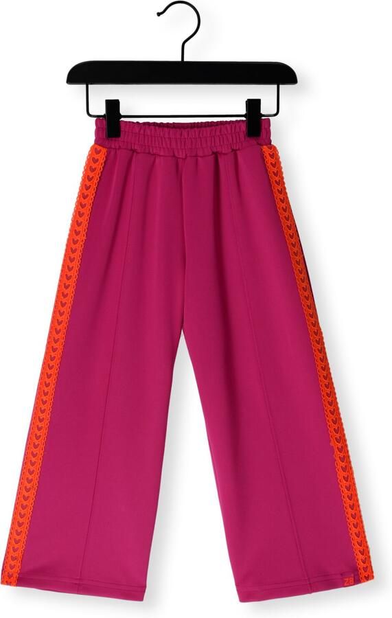 Z8 kids wide leg broek Zuzanna violet koraal